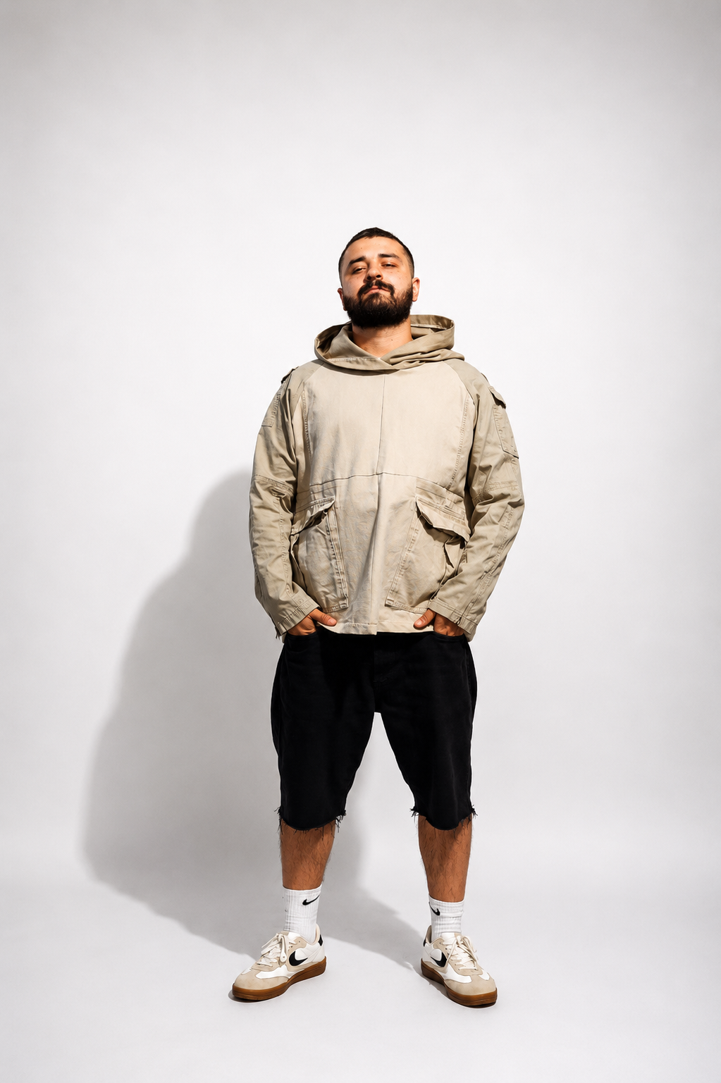 One-of-a-Kind Upcycled Cargo Hoodie