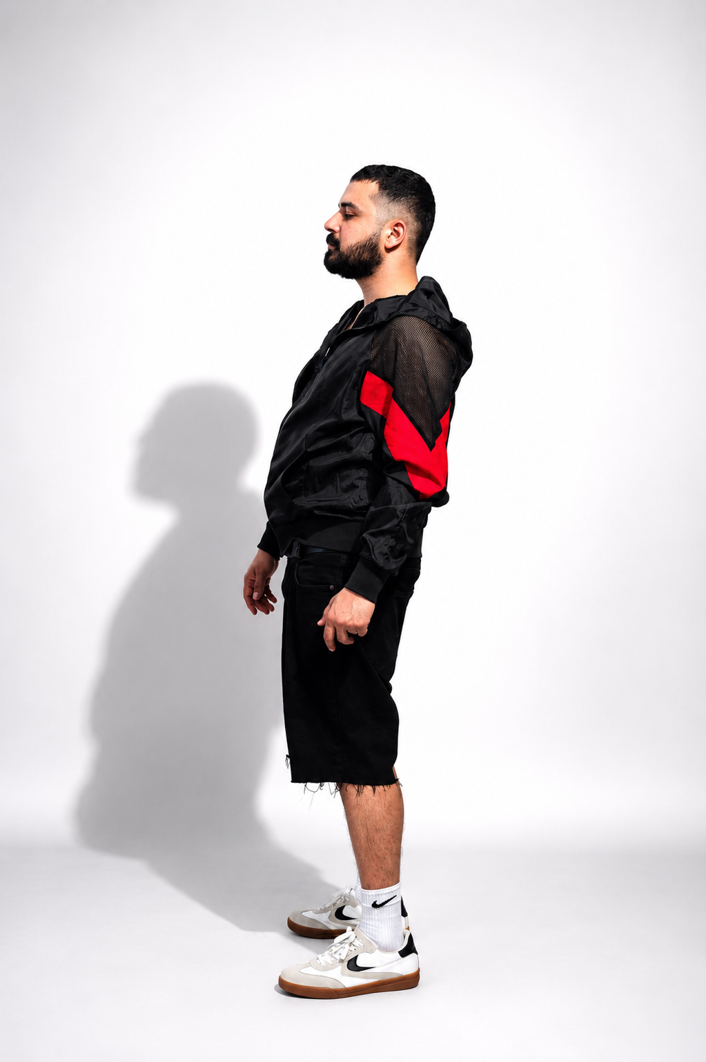Red Night Runner Windbreaker