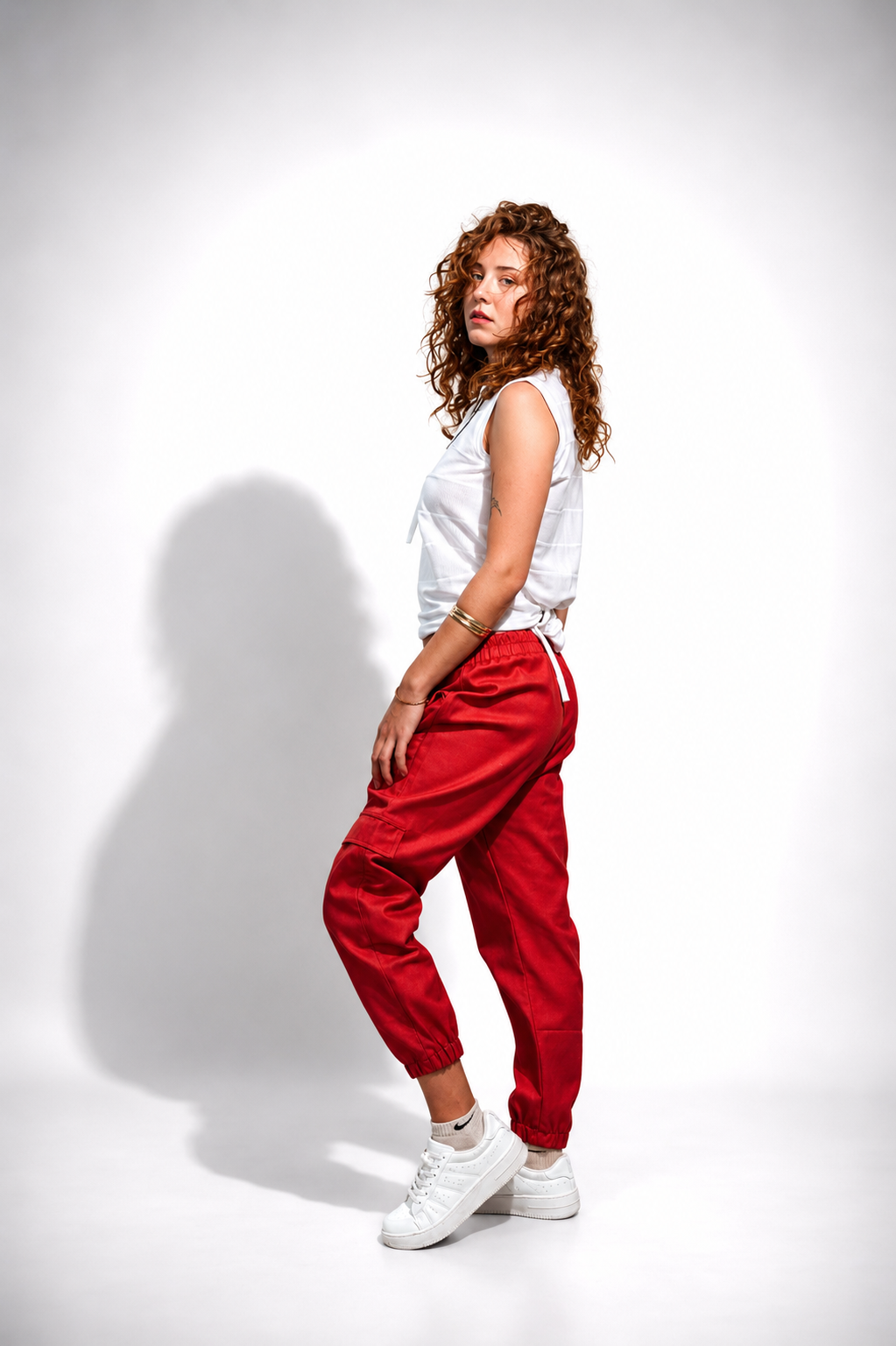 Red Utility Pants