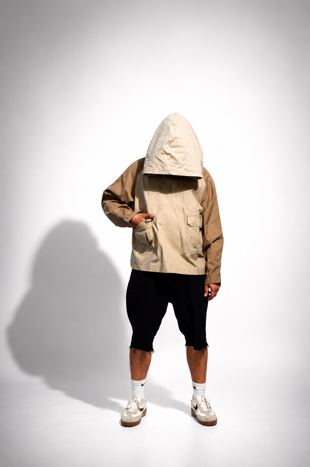 One-of-a-Kind Upcycled Cargo Hoodie