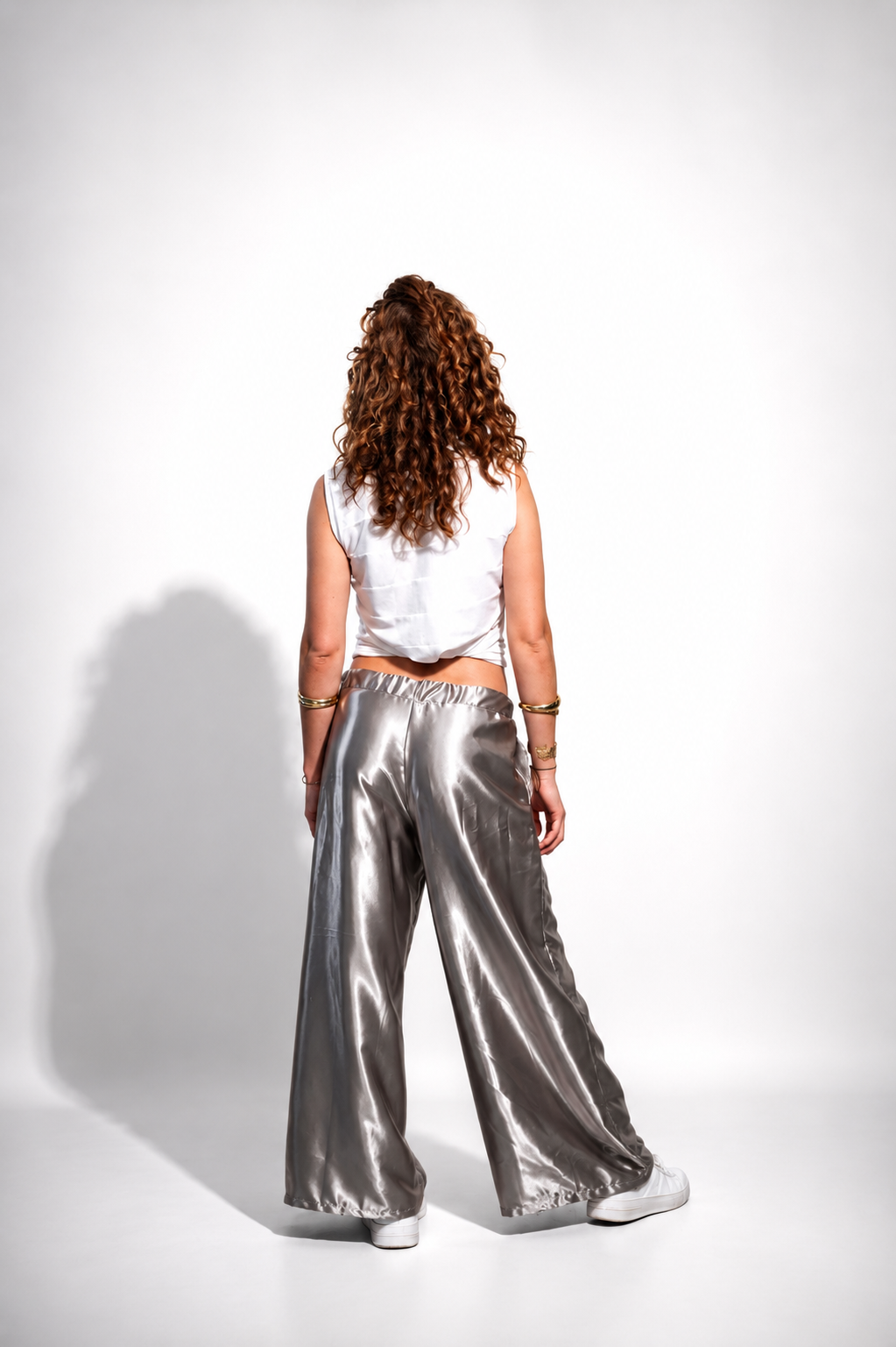 Silver Glam Pants