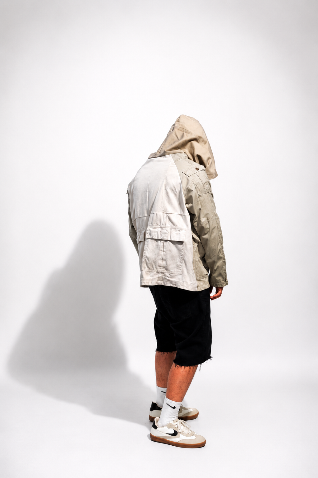 One-of-a-Kind Upcycled Cargo Hoodie