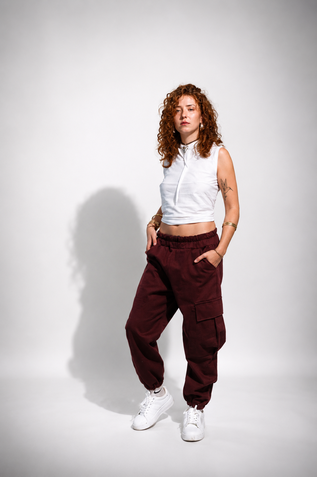 Midnight Cargo Denim Pants