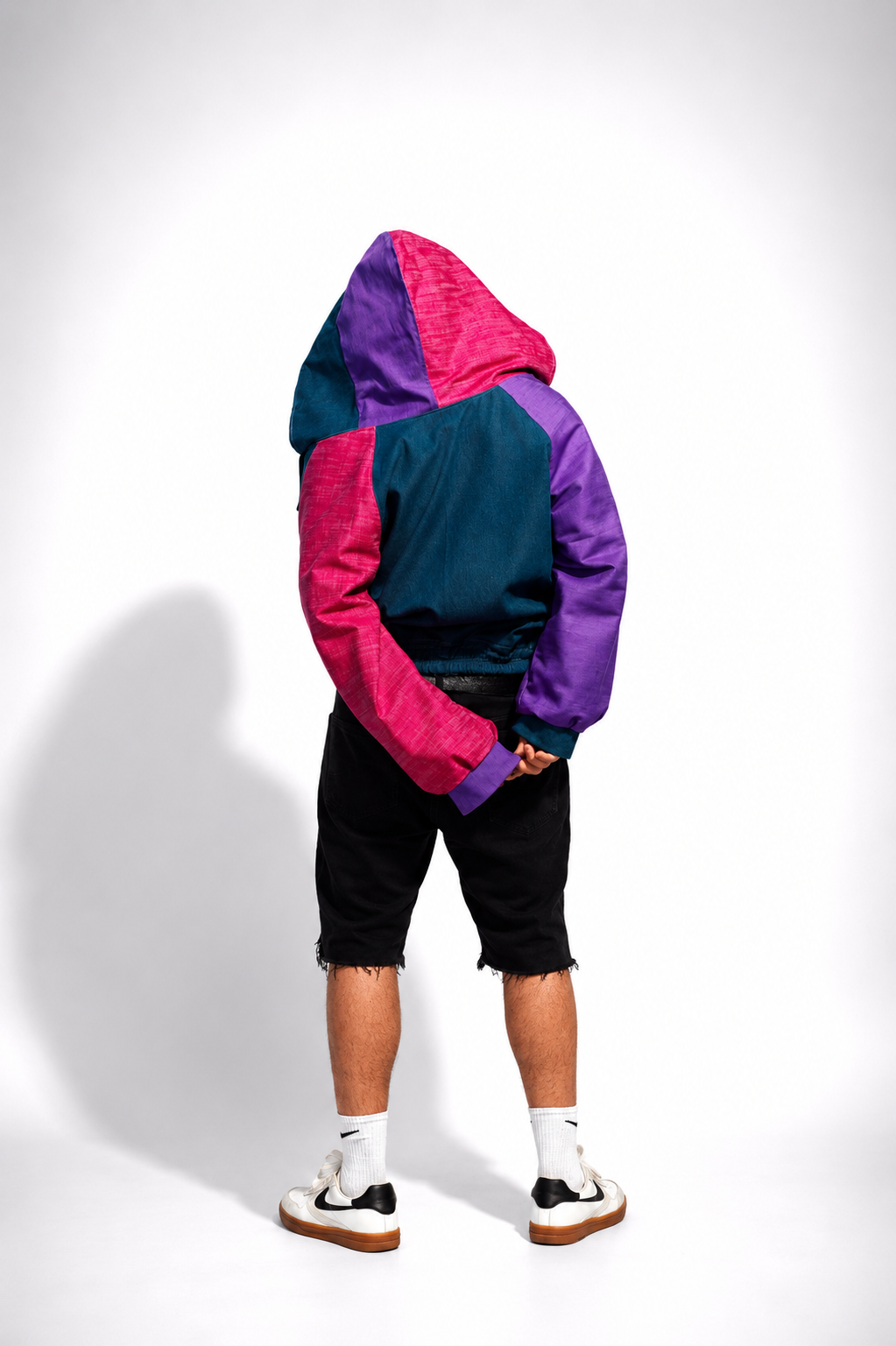 Multicolor Denim Hoodie