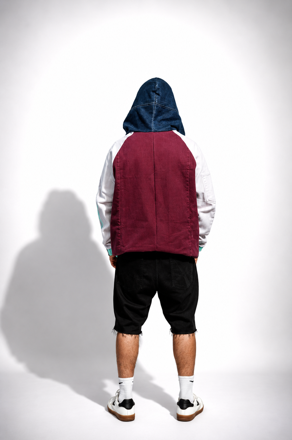 One-of-a-Kind Upcycled Cargo Hoodie 02