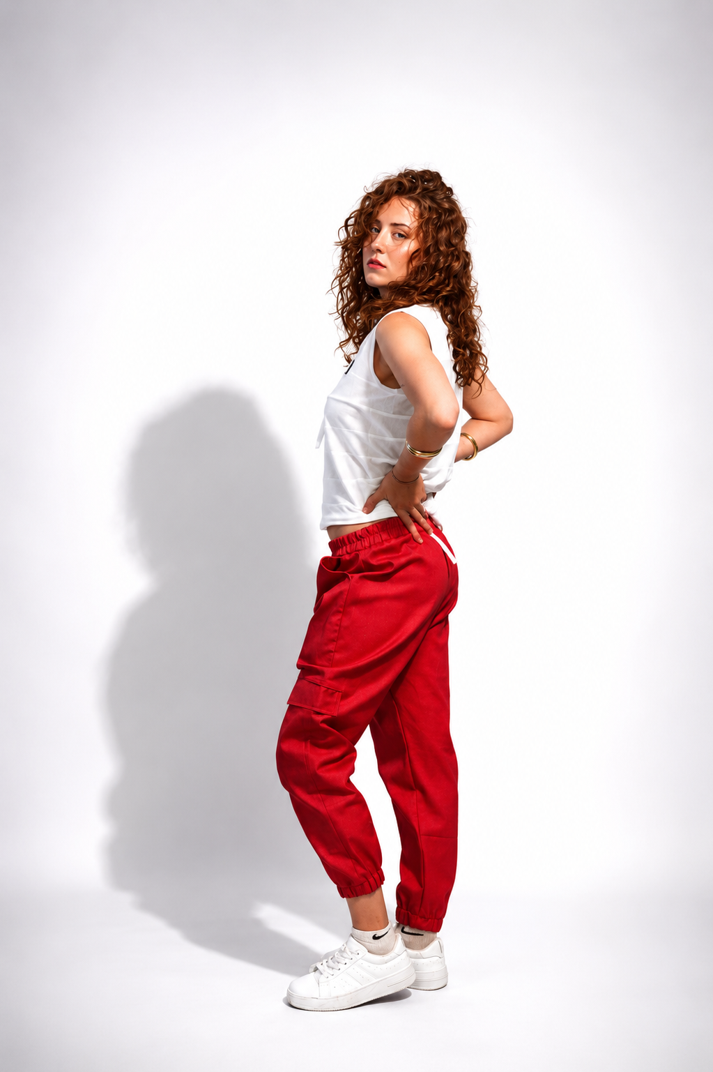 Red Utility Pants