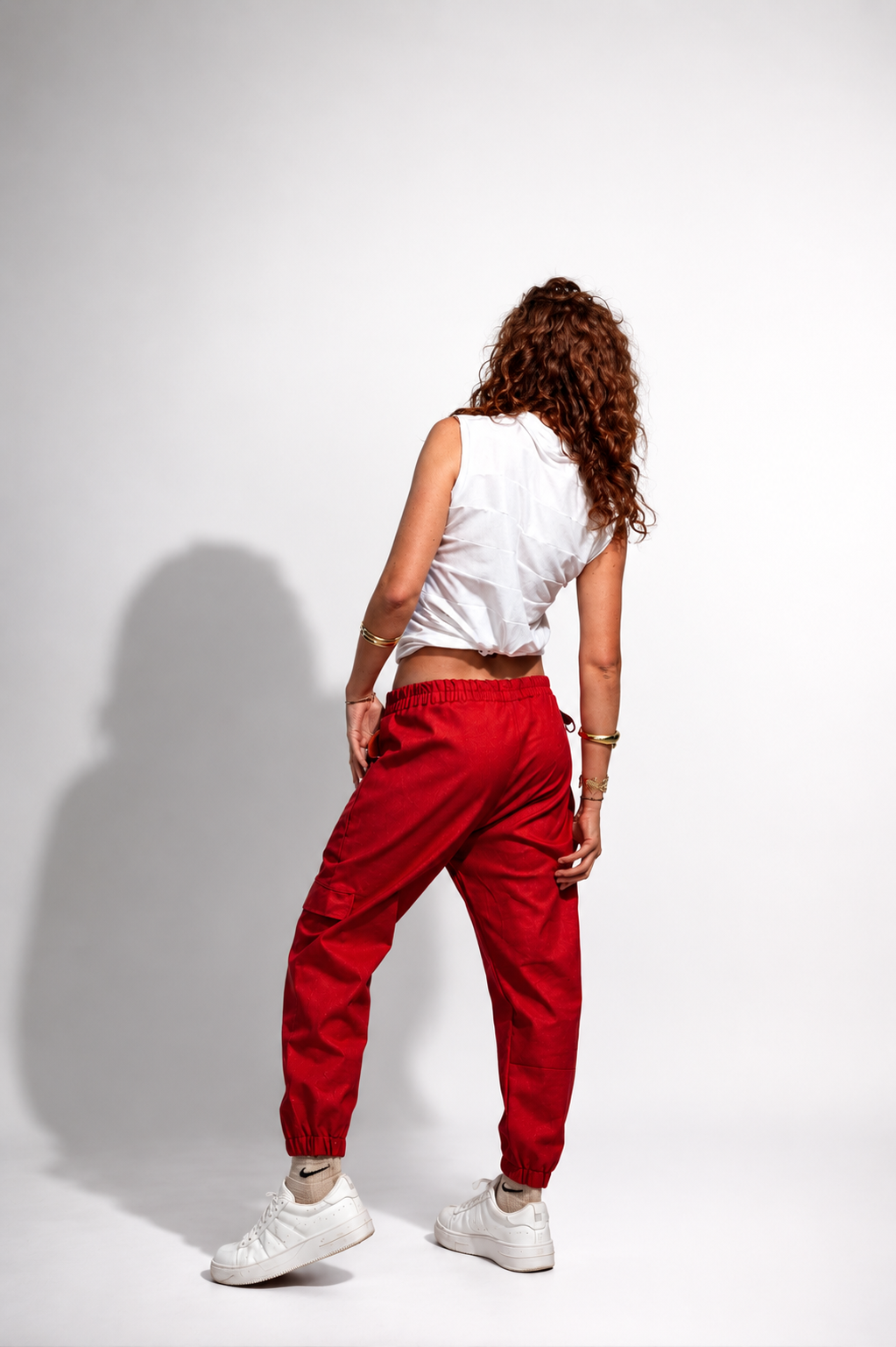 Red Utility Pants