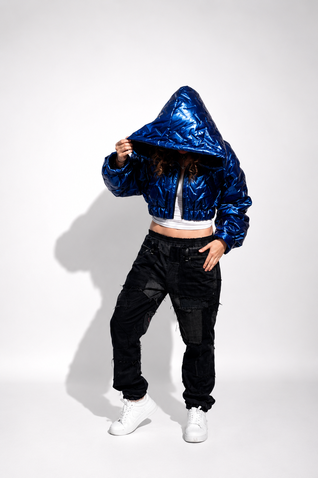 Storm Cropped Hoodie Jacket