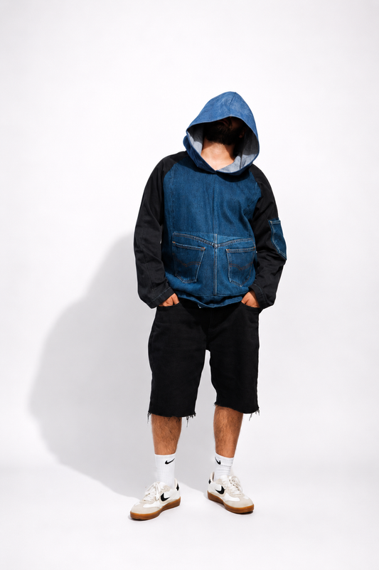 Upcycled Cargo Hoodie 01